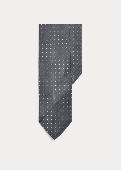 Men's Polo Ralph Lauren Dot Silk Repp Narrow Ties | 179625RPN